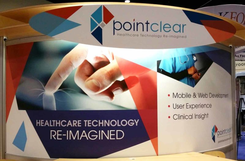 Pointclear Trade Show Booth Graphics