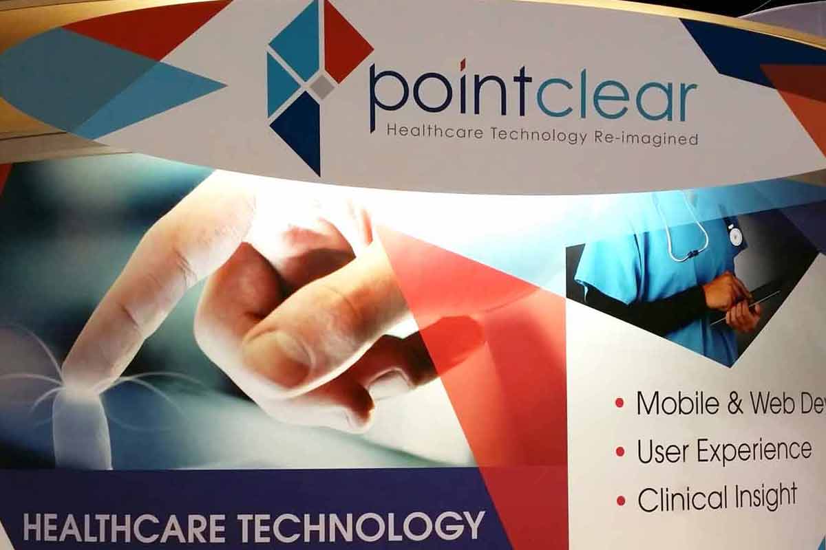 Pointclear Trade Show Booth Graphics